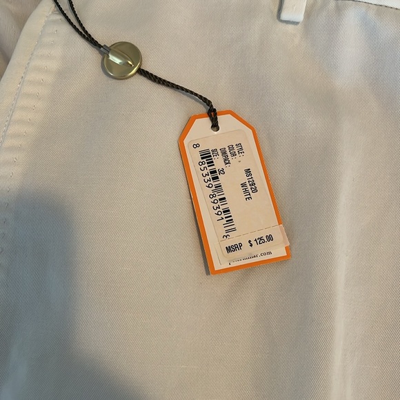 Peter Millar white long Bermuda Shorts NWT Size 32 - Picture 5 of 12